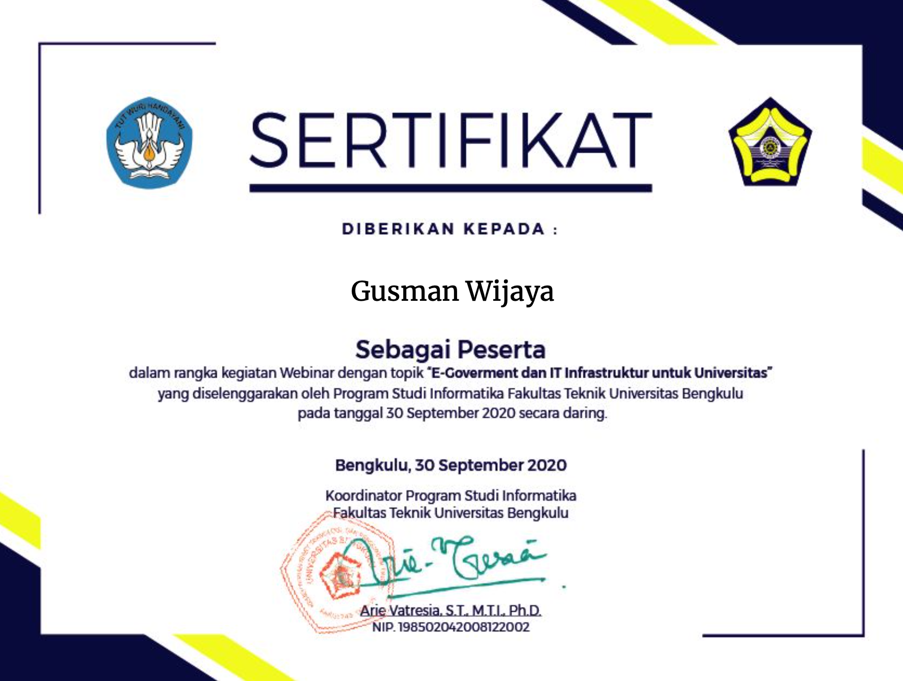Certificate Image