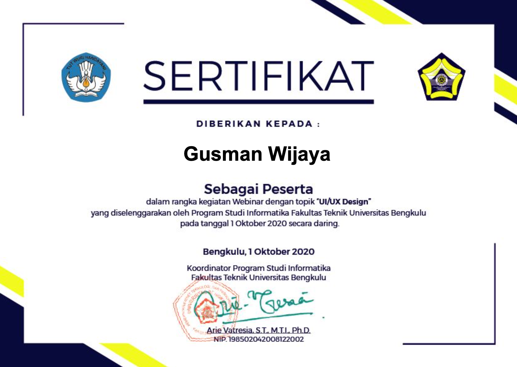 Certificate Image