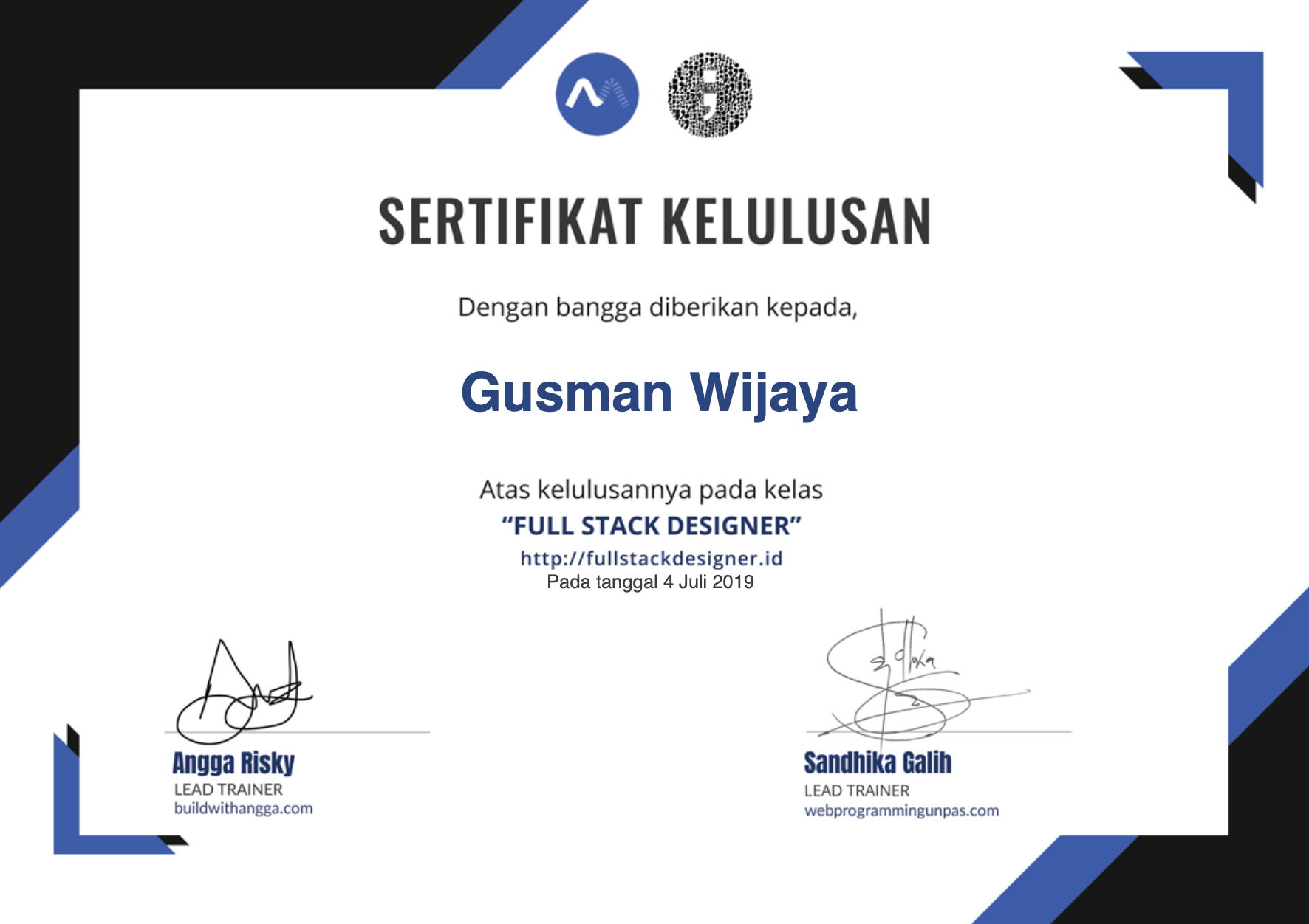 Certificate Image